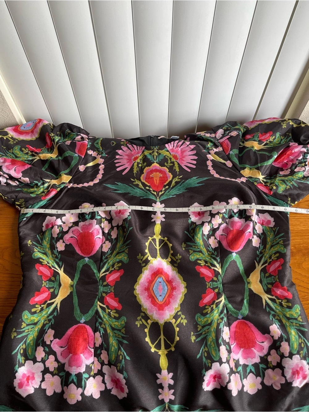Hutch Ellia Mini Dress Black Multicolor Floral Size 1X - Picture 8 of 16